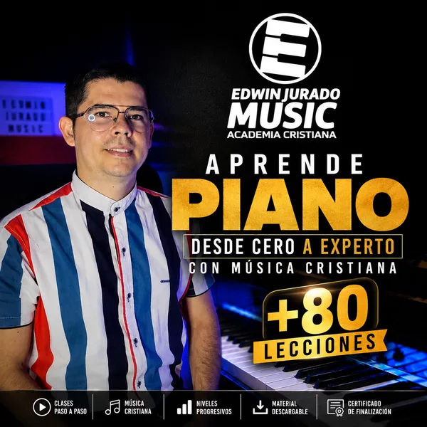 Portada Aprende Piano Desde Cero Con Música Cristiana
